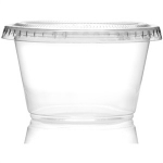 2OZ CLEAR PP PORTION POT AND LID X1000