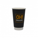 OHEBAK 16OZ WHT MATT COMP CUP X 500
