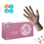 VINYL GLOVES CLEAR POWDER FREE M - 1000