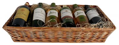 BASKET 6 BOTTLE RUSTIC X20(658803)