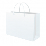 WHITE LUXURY CARRIER 22X8X18CM X 100