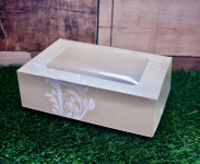 KRAFT WINDOW 6 CAKE BOX - 50 (Z)