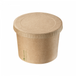 NATURESSE ICE CREAM KRAFT LID 150ML X500