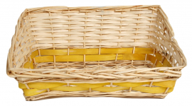 BASKET EASTER YELLOW 42X32 X20 (478207)