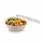 NATURESSE RD BOWL LID 900ML PLA X250