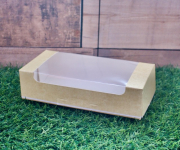 KRAFT WINDOW TRAY BAKE BOX - 50 (Z)