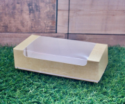 KRAFT WINDOW TRAY BAKE BOX - 50