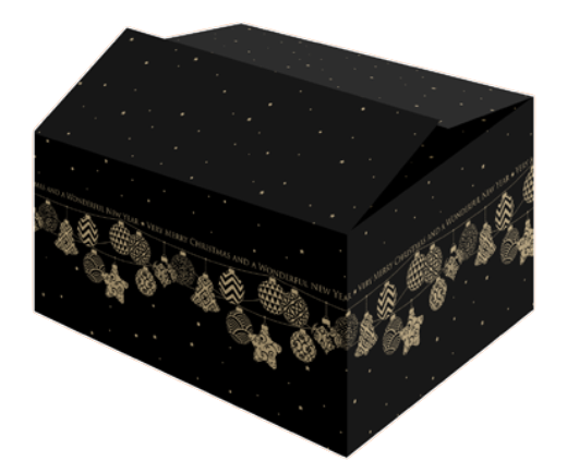 HAMPER BOX BLACK 39X29X17CM X15(84183)